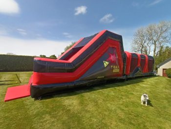 42ft Red Toxic Obstacle Course for Hire in Listowel, Co. Kerry