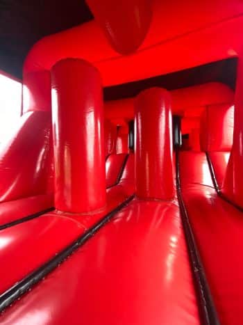 Red Toxic Obstacle Course for Hire